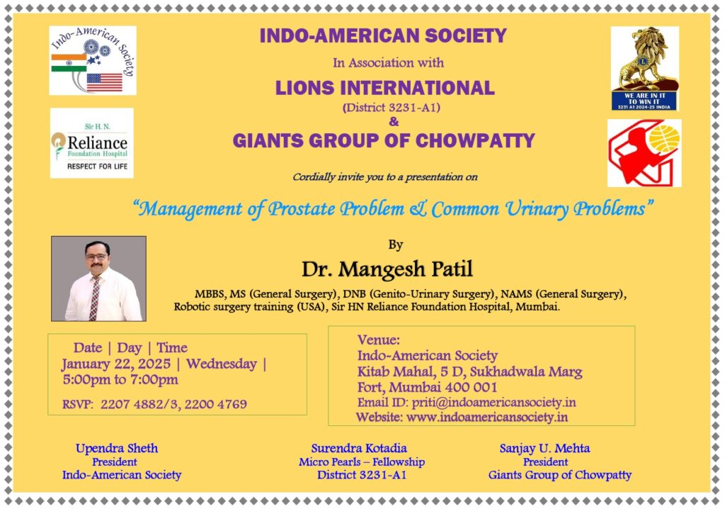 Presentation on Management of Prostate Problem & Common Urinary Problems